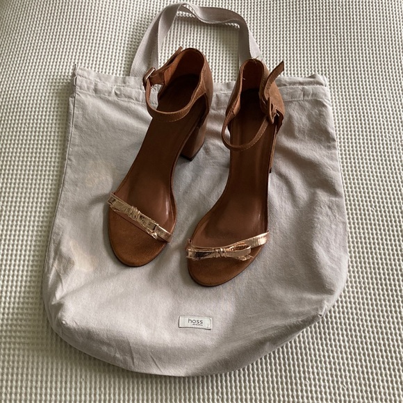 Hoss Intropia Shoes - Hoss INTROPIA leather heels with bag